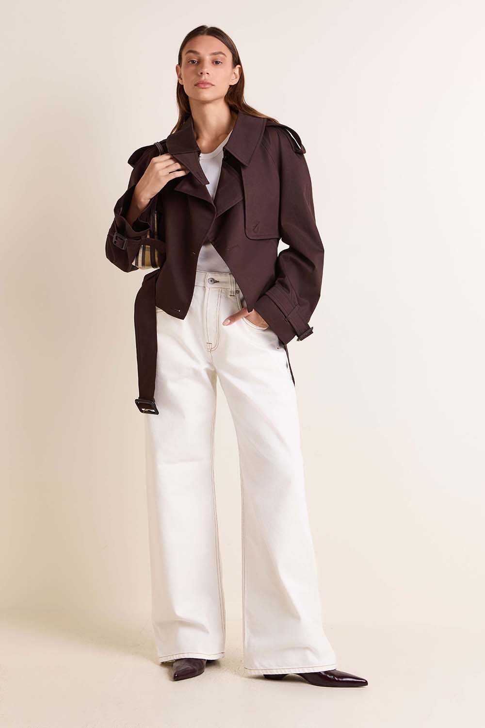 מכנסי ג'ינס לה דה-נים לארג' בגזרה מתרחבת